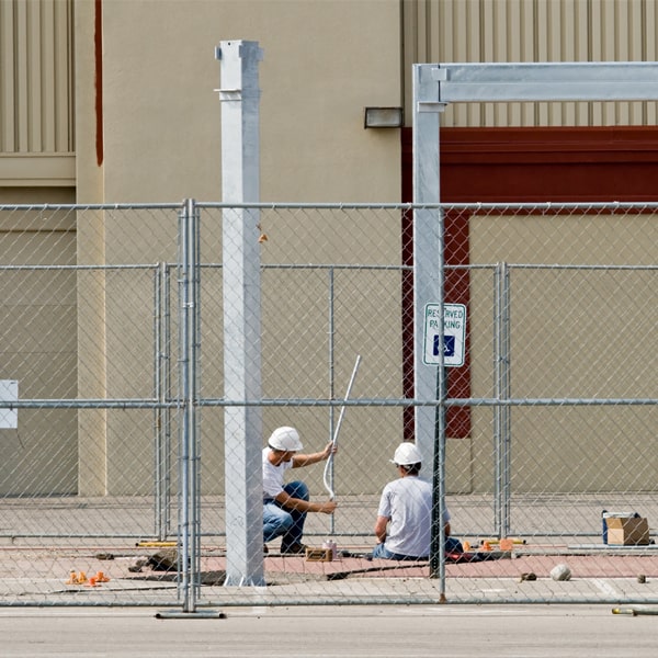 how long can i lease the temporary fence for my construction site or event in Monticello